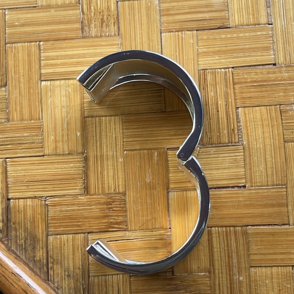 Robert Lee Morris wide silver bangle/cuff bracelet RLM Soho - Picture 3 of 9